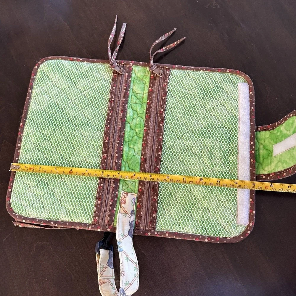 Handmade Travel Diaper Changing Pad Bag Precious Moments Baby Jungle Animals